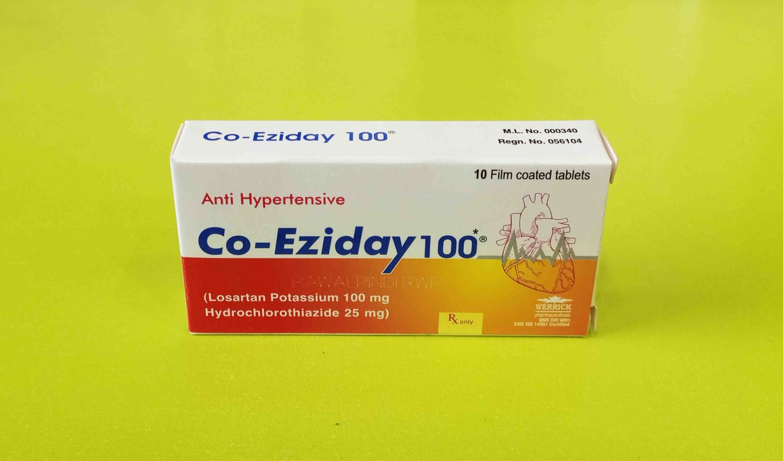 Co-Eziday 100/12.5mg Tablets