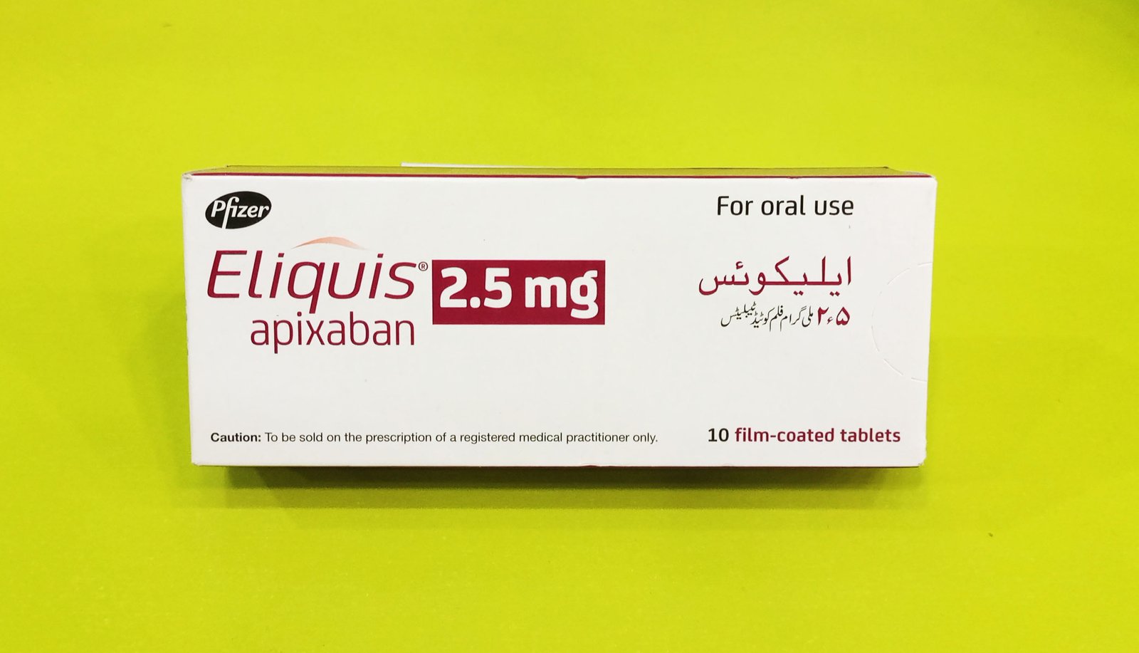 Eliquis 2.5mg Tablets