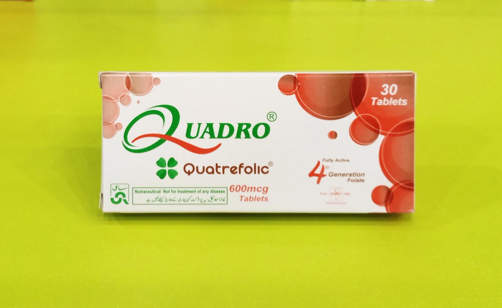 Quadro 600mcg Tablets