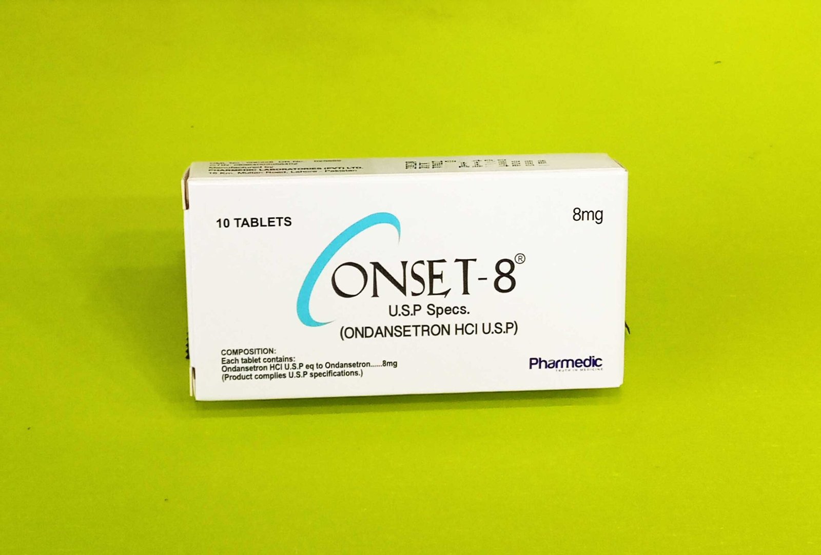 Onset 8mg Tablets