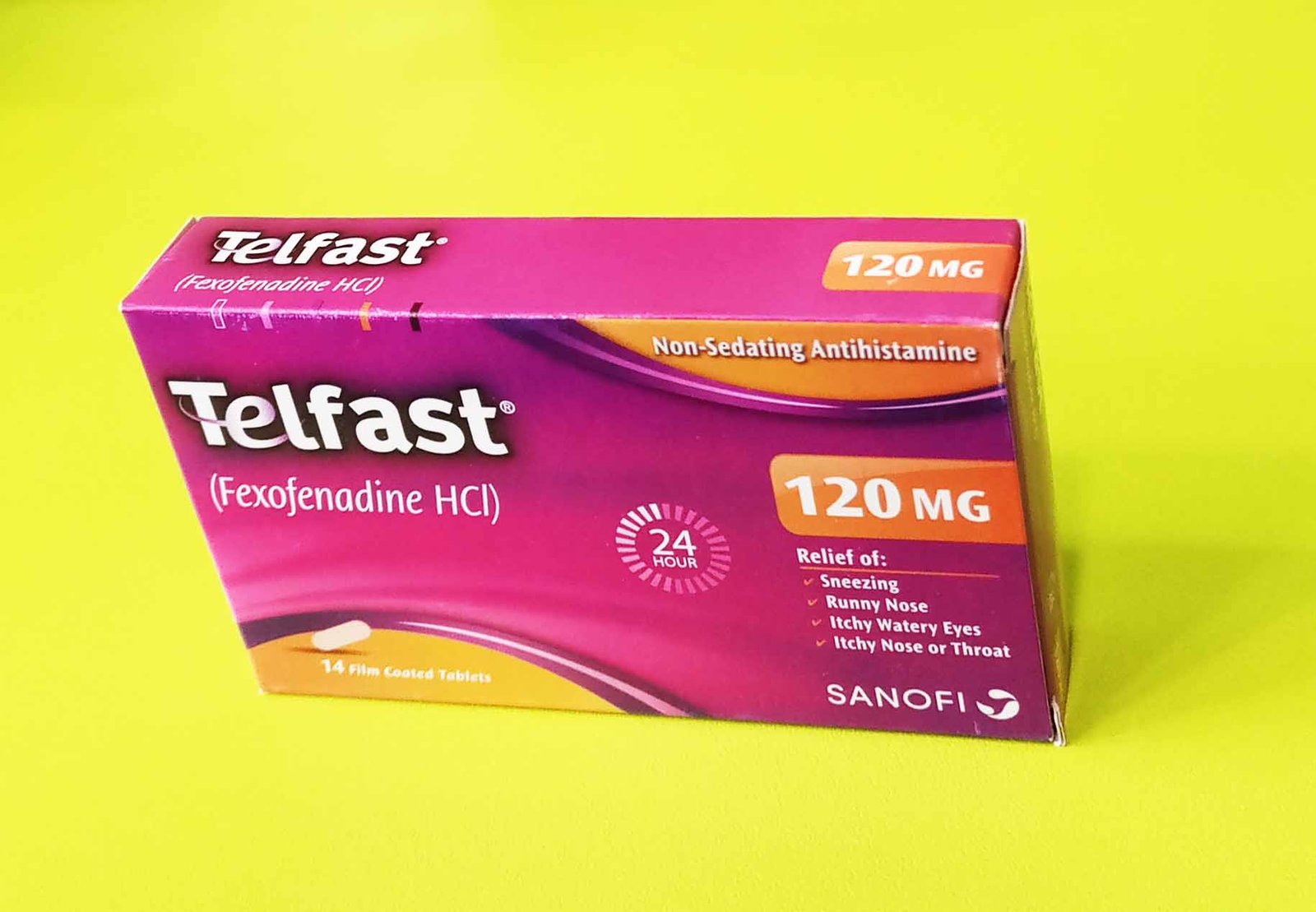 Telfast 120mg Tablets - Fexofenadine HCl