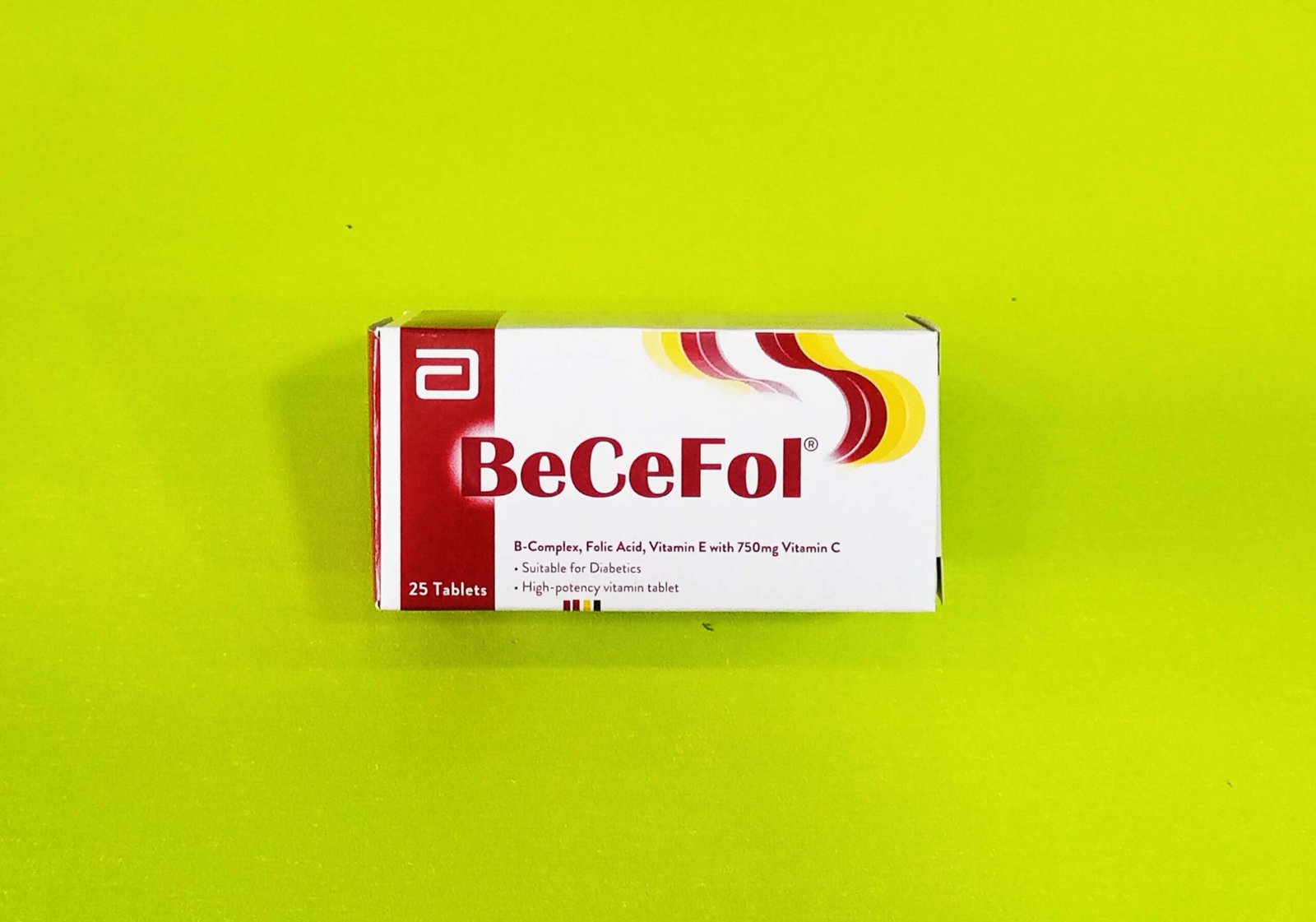 Becefol Tablets - B-Complex, Folic Acid, Vitamin E with 750mg Vitamin C