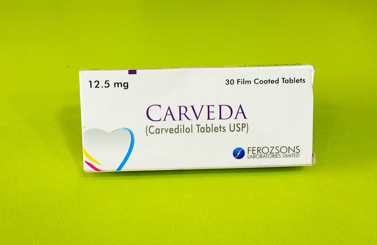 Carveda 12.5mg Tablets