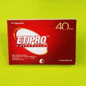Etipro 40mg Capsules - Omeprazole