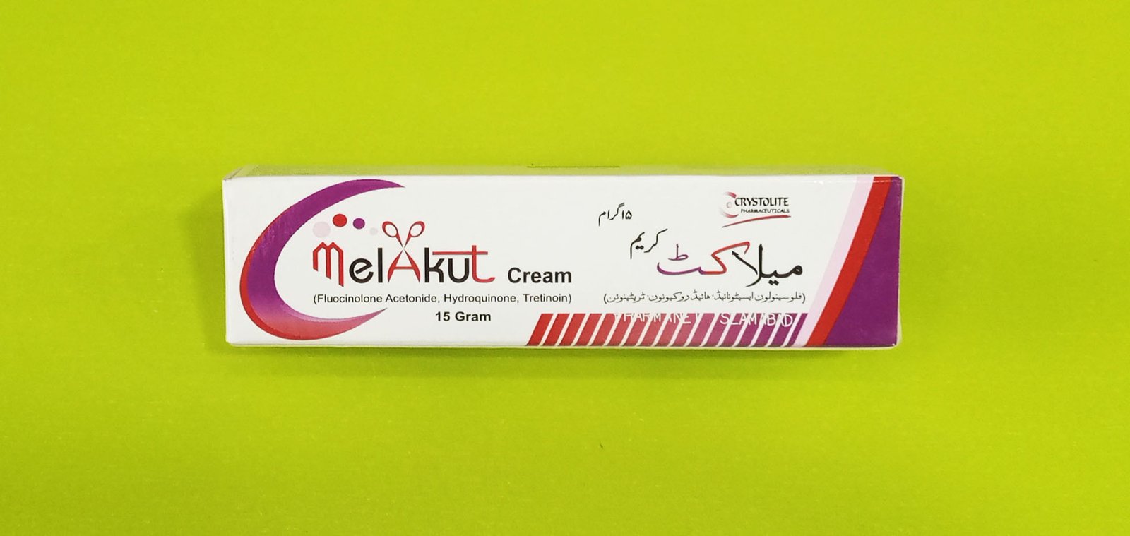 Melakut Cream - Fluocinolone Acetonide, Hydroquinone, Tretinoin