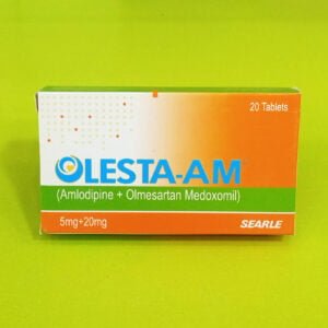 Olesta AM 5/20mg Tablets - Amlodipine + Olmesartan Madoxomil