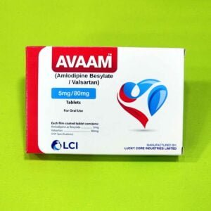 Avaam (Amlodipine Valsartan) 5+80mg Tablets