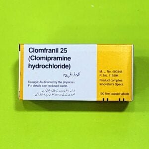 Clomfranil 25mg Tablets - Clomipramine hydrochloride