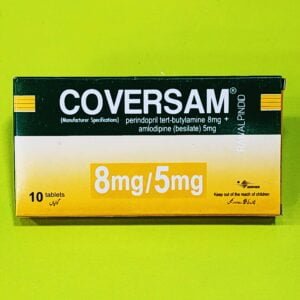 Coversam (Perindopri tert butylamine + Amlodipine besilate) 8mg/5mg Tablets