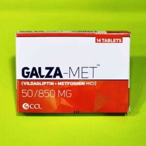 Galza Met (Vildagliptin + Metformin HCl) 50+850mg Tablets