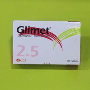 Glimet (Glibenclamide + Metformin HCl) 2.5/500mg Tablets