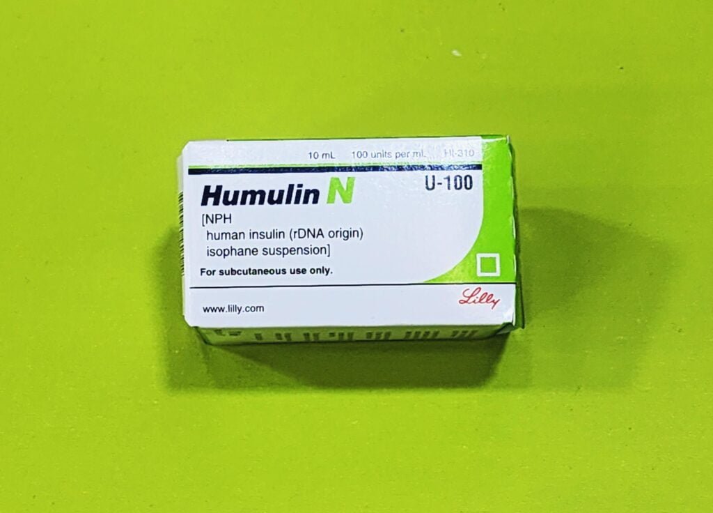 Humulin N (Human Insulin RDNA Origin Isophane Suspension) 100units/ml ...