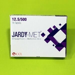 Jardy-Met (Empagliflozin + Metformin HCl) 12.5/500mg Tablets