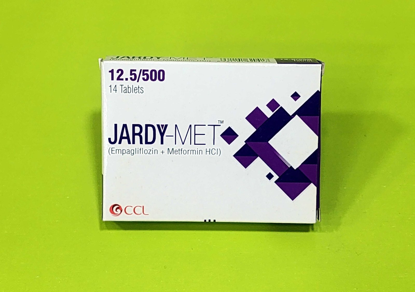 Jardy-Met (Empagliflozin + Metformin HCl) 12.5/500mg Tablets