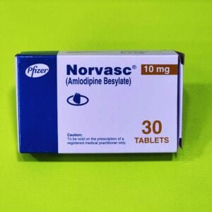 Norvasc (Amlodipine Besylate) 10mg Tablets