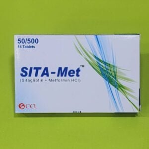 Sita-Met (Sitagliptin + Metformin HCl) 50+500mg Tablets