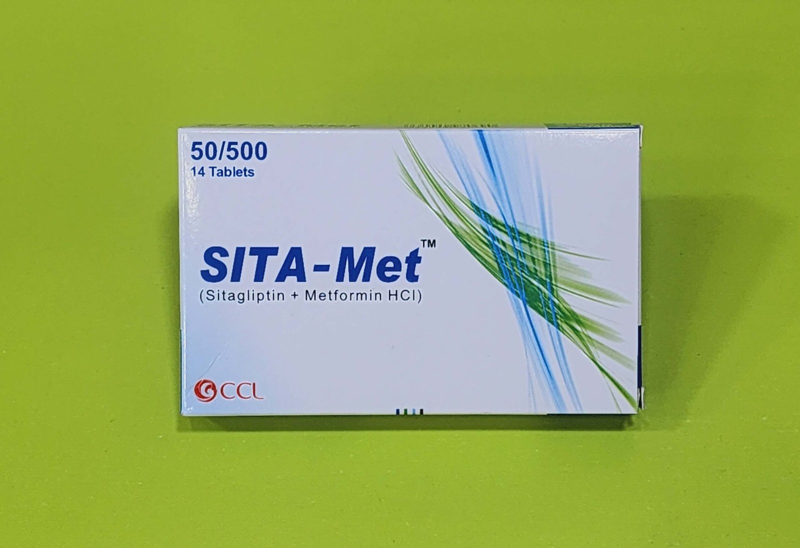 Sita-Met (Sitagliptin + Metformin HCl) 50+500mg Tablets