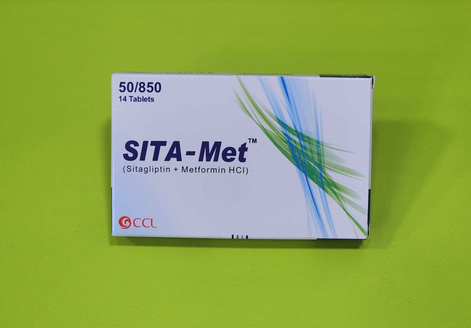 Sita-Met (Sitagliptin + Metformin HCl) 50+850mg Tablets