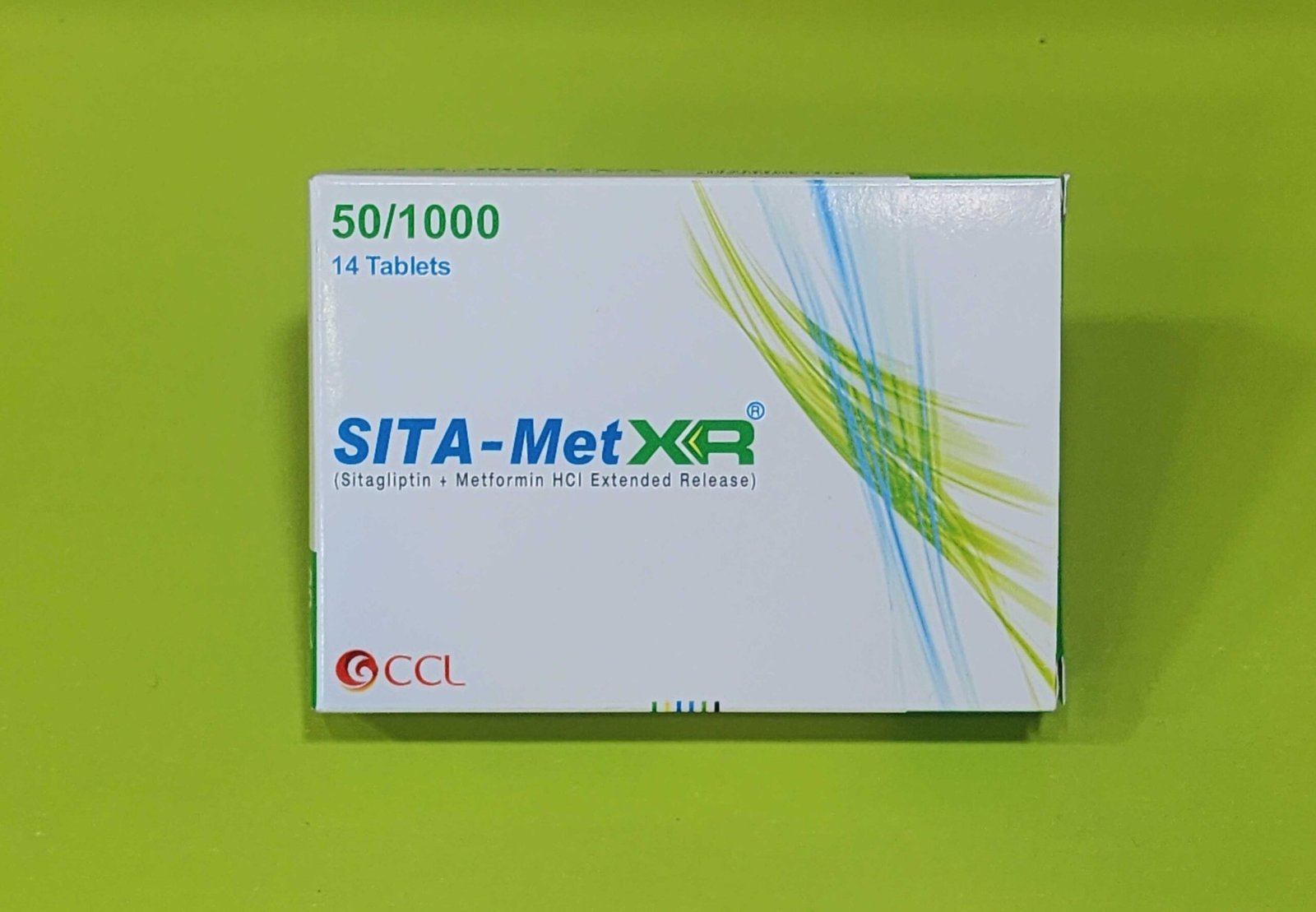 Sita-Met XR (Sitagliptin + Metformin HCl) 50+1000mg Tablets