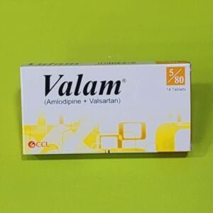 Valam (Amlodipine+Valsartan) 5+80mg Tablets