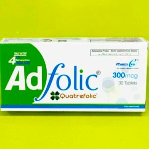 Adfolic (Quatrefolic) 300mcg Tablets