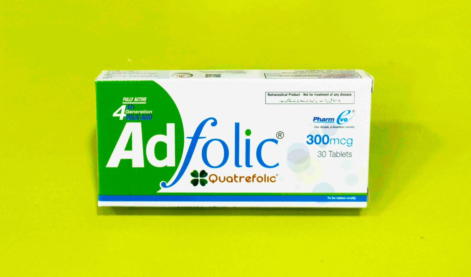 Adfolic (Quatrefolic) 300mcg Tablets