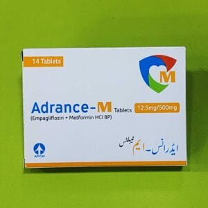 Adrance-M (Empagliflozin + Metformin HCl) 12.5mg/500mg Tablets