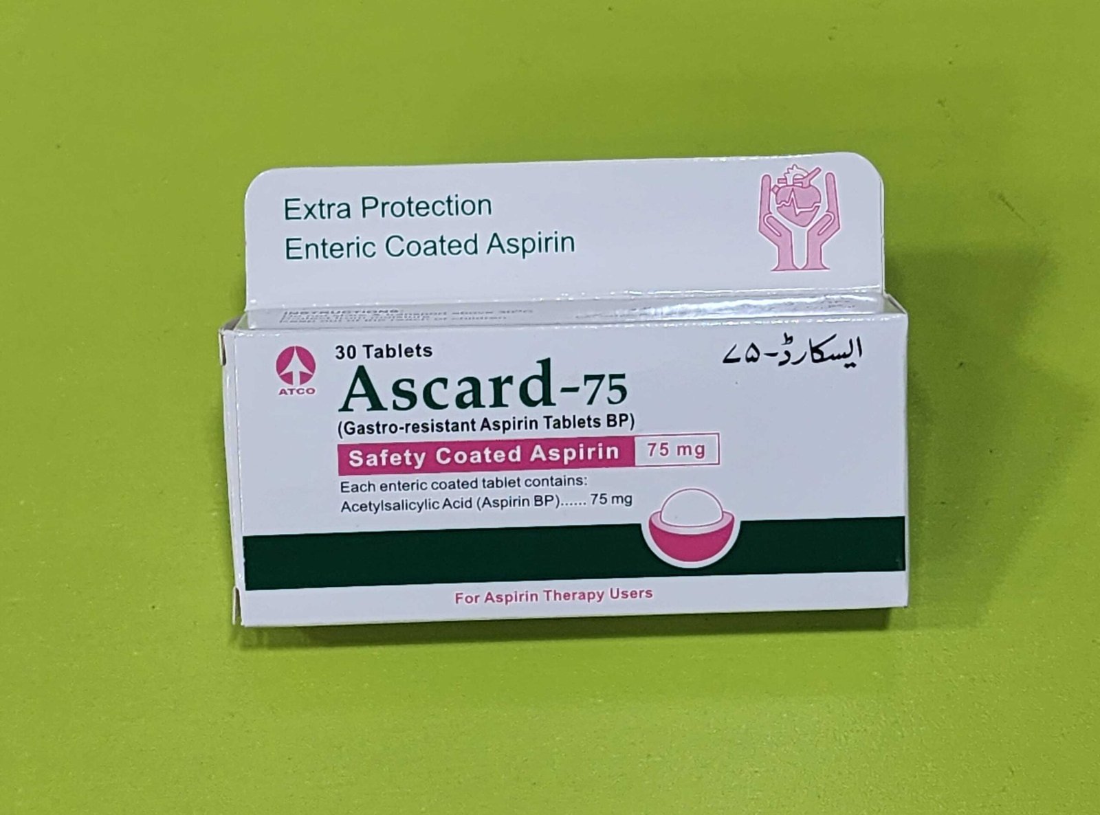 Ascard (Aspirin) 75mg Tablets