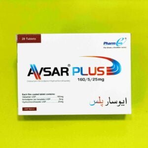 Avsar Plus (Valsartan+Amlodipine+Hydrochlorothiazide) 160/5/25mg Tablets