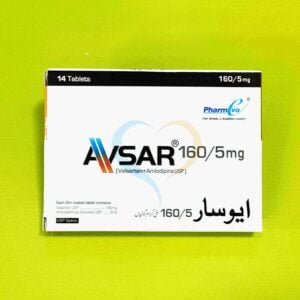 Avsar (Valsartan + Amlodipine) 160/5mg Tablets
