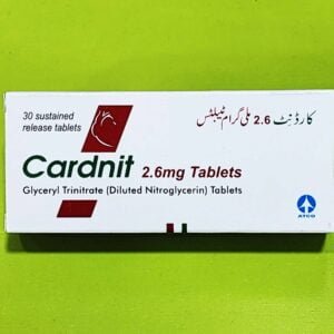 Cardnit (Glyceryl Trinitrate) 2.6mg Tablets