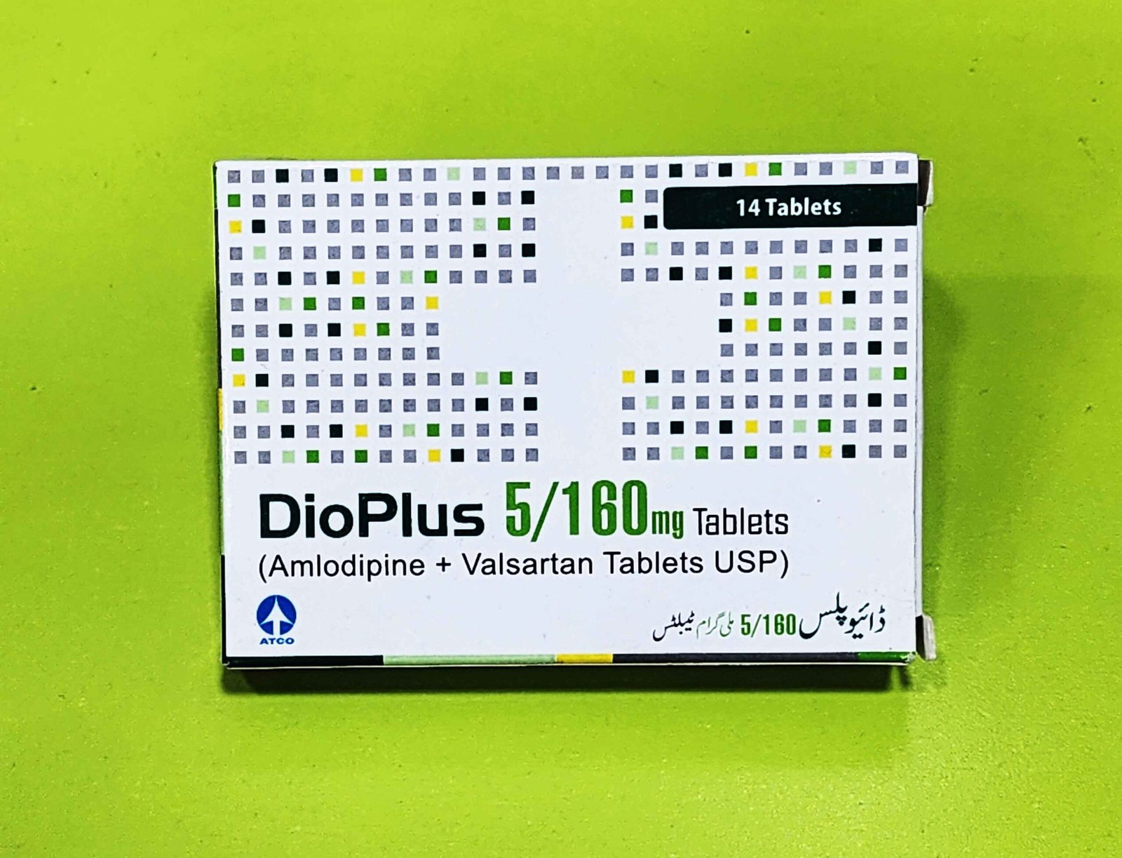 DioPlus (Amlodipine + Valsartan) 5/160mg Tablets