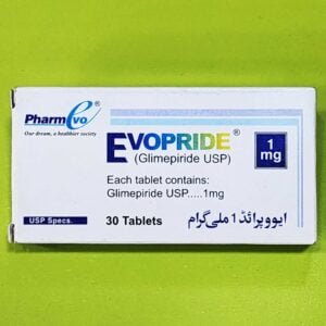 Evopride (Glimepride) 1mg Tablets