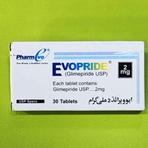 Evopride (Glimepride) 2mg Tablets