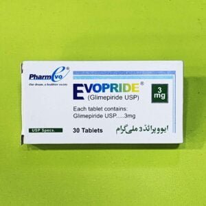 Evopride (Glimepride) 3mg Tablets