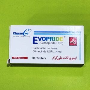 Evopride (Glimepride) 4mg Tablets