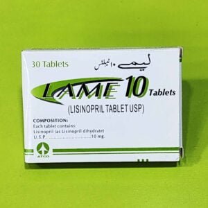 Lame (Lisinopril) 10mg Tablets