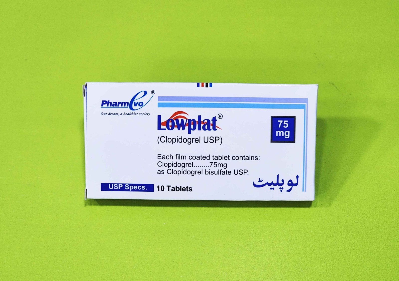 Lowplat (Clopidogrel) 75mg Tablets