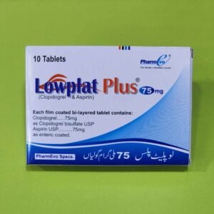 Lowplat Plus (Clopidogrel + Aspirin) 75mg/75mg Tablets