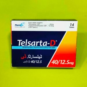 Telsarta-D (Telmisartan+Hydrochlorothiazide) 40/12.5mg Tablets
