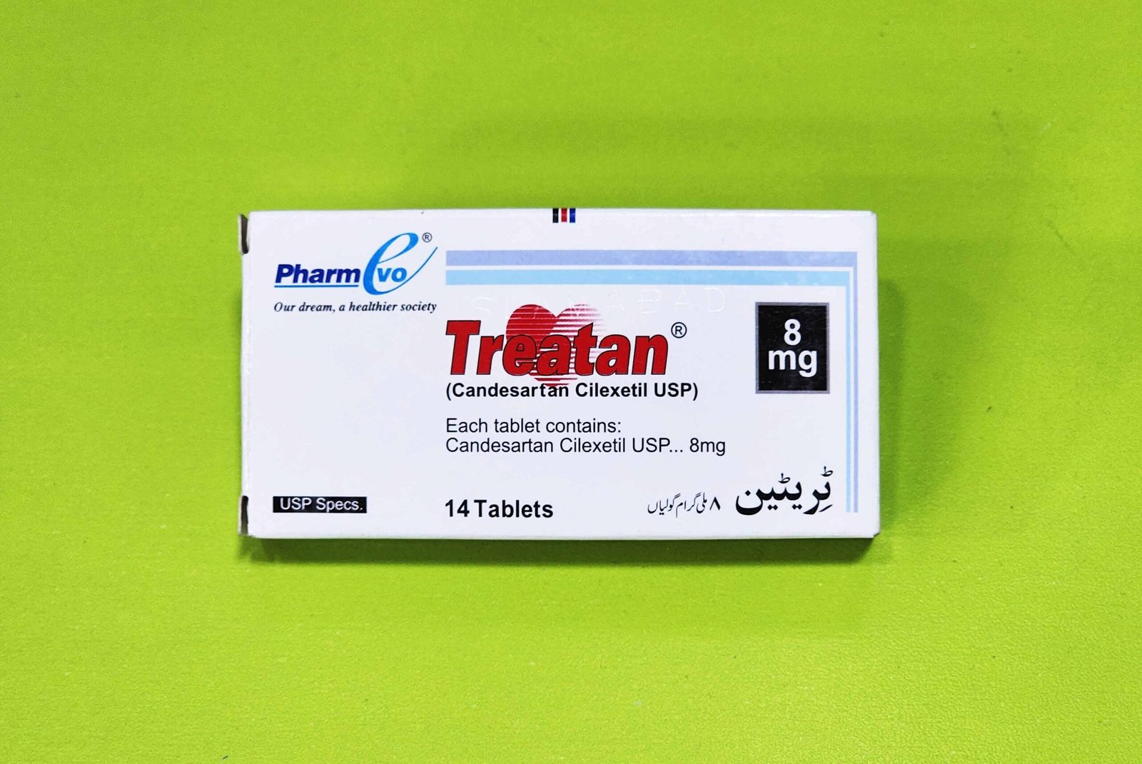Tretan (Candesartan Cilexetil) 8mg Tablets