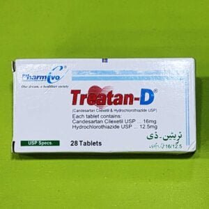 Tretan-D (Candesartan Cilexetil + Hydrochlorothiazide) 16mg/12.5mg Tablets