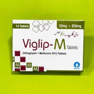 Viglip-M (Vildagliptin + Metformin) 50mg/850mg Tablets