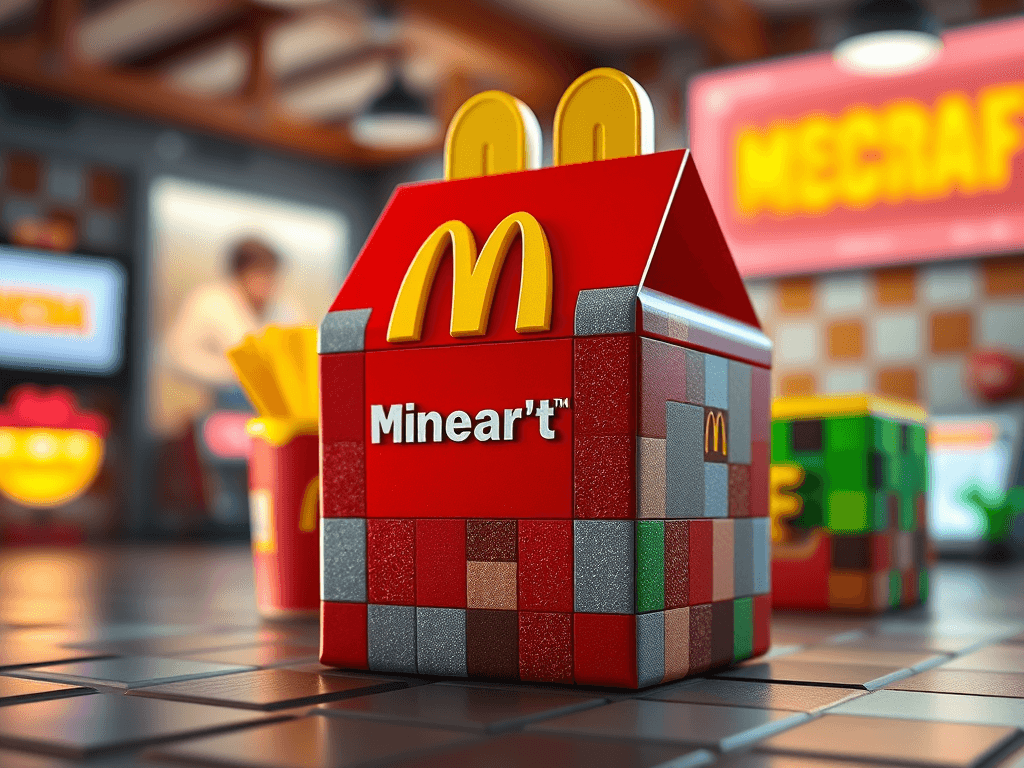 mcdonalds minecraft happy meal