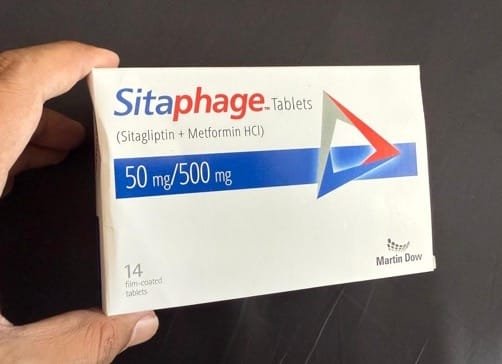 sitaphage 50/500 tablets sitagliptin metformin