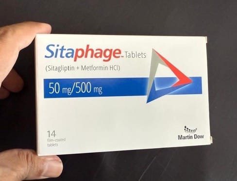 sitaphage 50/500 tablets sitagliptin metformin