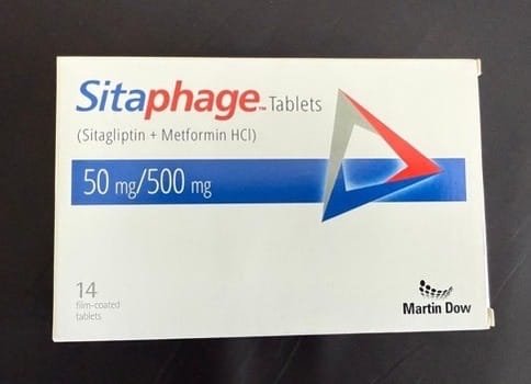 sitaphage 50/500 tablets sitagliptin metformin