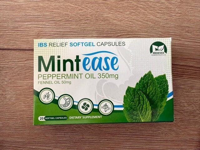 mintease capsules for IBS and abdominal pain and spasm