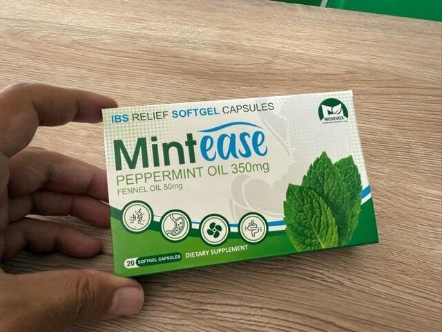 mintease capsules for IBS and abdominal pain and spasm
