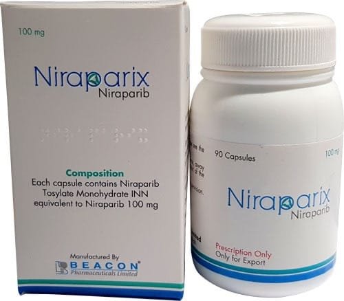 Niraparib (Niraparix 100 mg Capsules) in Pakistan – Beacon Pharma - Image 2
